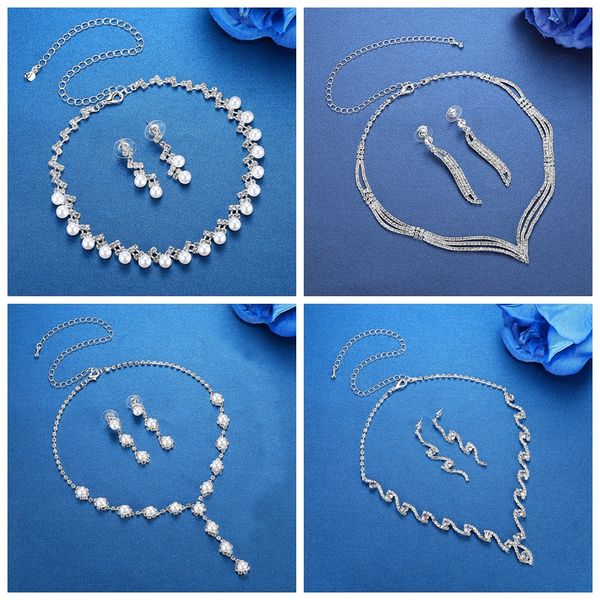 mecresh elegant simulated pearl bridal jewelry sets for women crystal rhinestone wedding necklace earrings sets jewelry tl347, Slivery;golden
mecresh elegant simulated pearl bridal jewelry sets for women crystal rhinestone wedding necklace earrings sets jewelry tl347, Slivery;golden