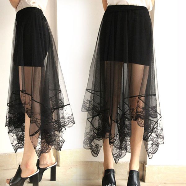 summer women lace silk yarn large swing skirts womens fashion casual a-line high waist midi skirts elgant slim fit long, Black
summer women lace silk yarn large swing skirts womens fashion casual a-line high waist midi skirts elgant slim fit long, Black