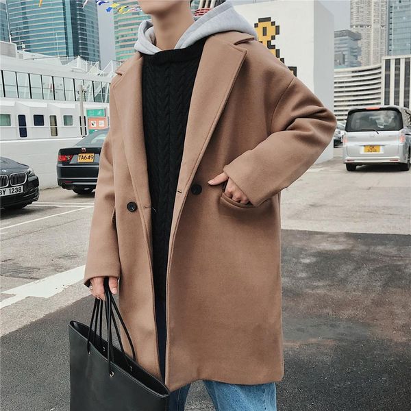 2019 chinese style spring and summer models of casual loose comfortable solid color hooded super fire new long coat, Tan;black
2019 chinese style spring and summer models of casual loose comfortable solid color hooded super fire new long coat, Tan;black