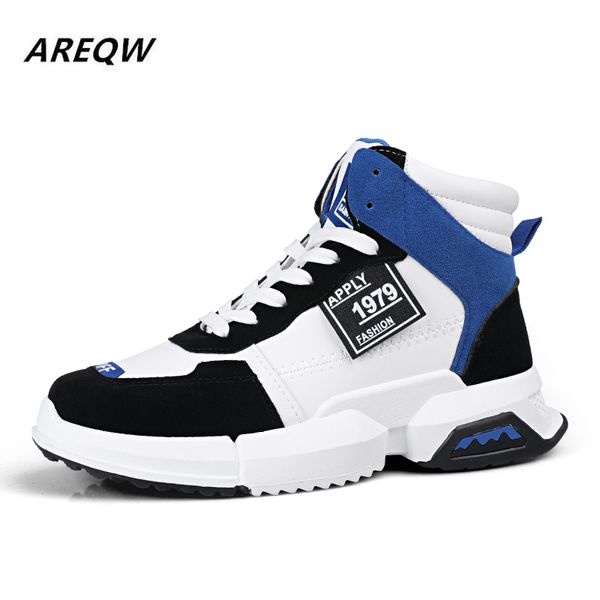 men's vulcanize shoes 2019 spring autumn casual high sneakers lace-up printing fashion high- shoes man, Black
men's vulcanize shoes 2019 spring autumn casual high sneakers lace-up printing fashion high- shoes man, Black