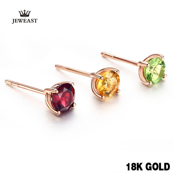 18k pure gold citrine garnet opaz olivine amethy earring fashion beautiful natural classic elegant real 750 solid party women cj191203, Golden
18k pure gold citrine garnet opaz olivine amethy earring fashion beautiful natural classic elegant real 750 solid party women cj191203, Golden