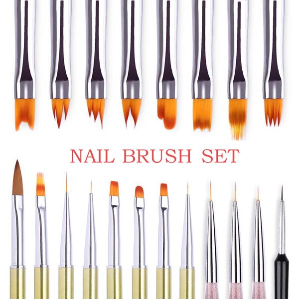 nail art brushes set with cap for gel polish 3d lines pen acrylic brush for nails paingting drawing manicures tools, Yellow
nail art brushes set with cap for gel polish 3d lines pen acrylic brush for nails paingting drawing manicures tools, Yellow