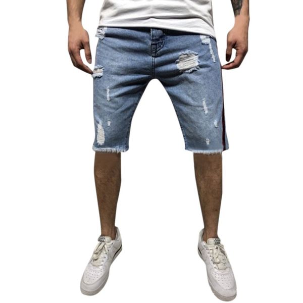 selling new 2019 men's casual shorts jeans sports pocket slim fit shredded trousers, White;black
selling new 2019 men's casual shorts jeans sports pocket slim fit shredded trousers, White;black