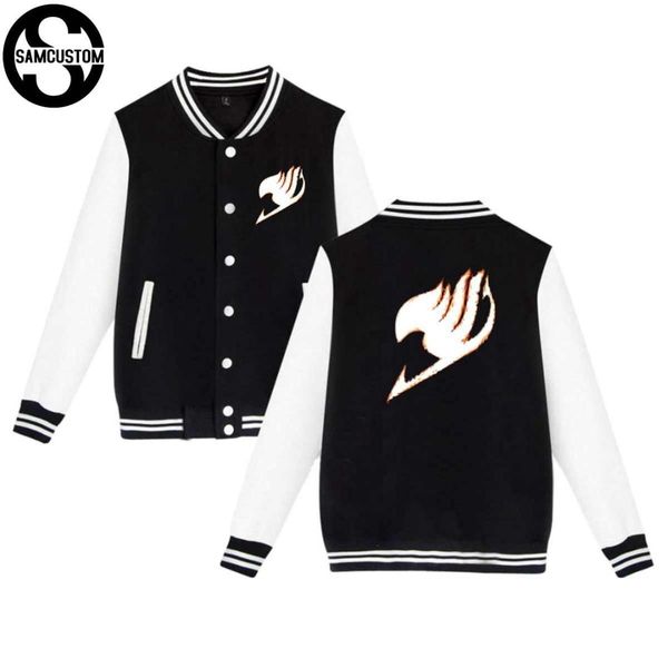 samcustom fairy tail 3d personality men's plus velvet warm baseball uniform jacket sport coat women's casual baseball jacket, Black;brown
samcustom fairy tail 3d personality men's plus velvet warm baseball uniform jacket sport coat women's casual baseball jacket, Black;brown