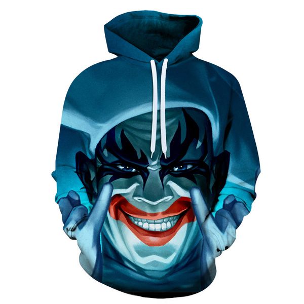 new clown joker 3d print hoodies sweatshirt men and women leisure long sleeve hoodies spring fall winter loose, Black
new clown joker 3d print hoodies sweatshirt men and women leisure long sleeve hoodies spring fall winter loose, Black