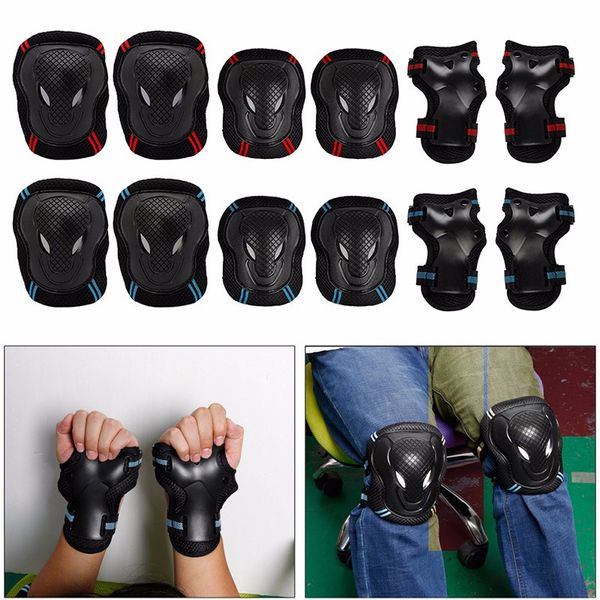 6pcs skating protective gear sets elbow knee pads bike skateboard for kid, Black;gray
6pcs skating protective gear sets elbow knee pads bike skateboard for kid, Black;gray