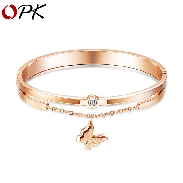 middle east titanium steel jewelry cross border rose gold plated butterfly women's diamond zircon stainless brace, Black
middle east titanium steel jewelry cross border rose gold plated butterfly women's diamond zircon stainless brace, Black