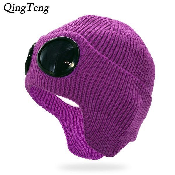 casual winter ladies knitted hat with removable glasses for women men warm ear flaps beanies skullies ski cap outdoor sports cap, Blue;gray
casual winter ladies knitted hat with removable glasses for women men warm ear flaps beanies skullies ski cap outdoor sports cap, Blue;gray