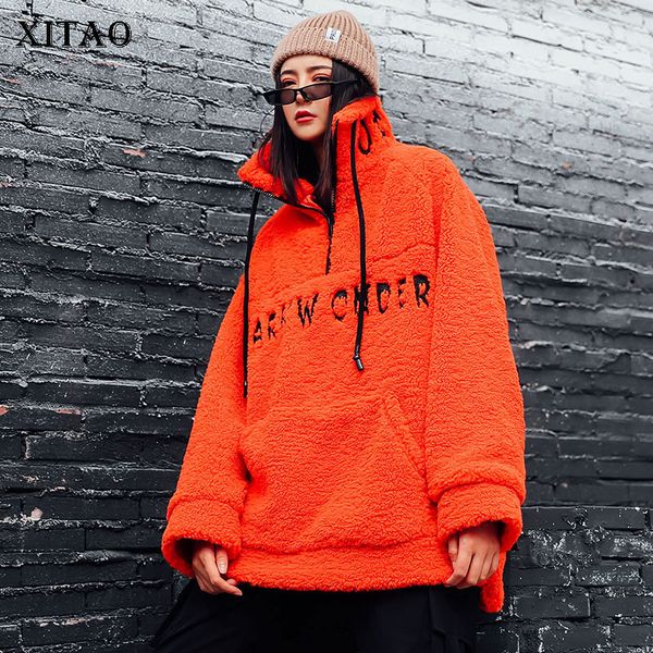 xitao letter plus size sweatshirt fashion 2019 winter full sleeve patchwork turtleneck minority small fresh sweatshirt dmy2061, Black
xitao letter plus size sweatshirt fashion 2019 winter full sleeve patchwork turtleneck minority small fresh sweatshirt dmy2061, Black