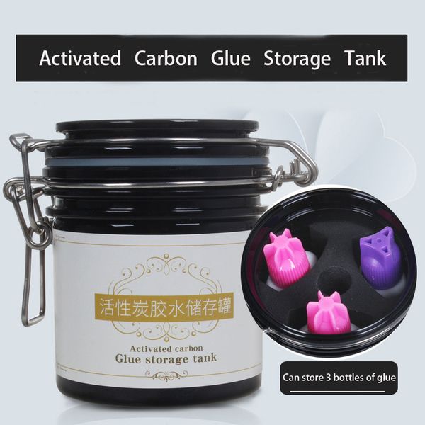 eyelash glue storage tank individual adhesive stand eyelash extension activated sealed storage jar container makeup tool, White
eyelash glue storage tank individual adhesive stand eyelash extension activated sealed storage jar container makeup tool, White