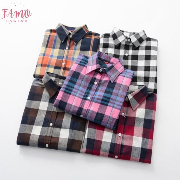 women plaid blouses shirts 2020 women college style long sleeve blouse casual flannel plaid shirt female plus size clothes, White
women plaid blouses shirts 2020 women college style long sleeve blouse casual flannel plaid shirt female plus size clothes, White