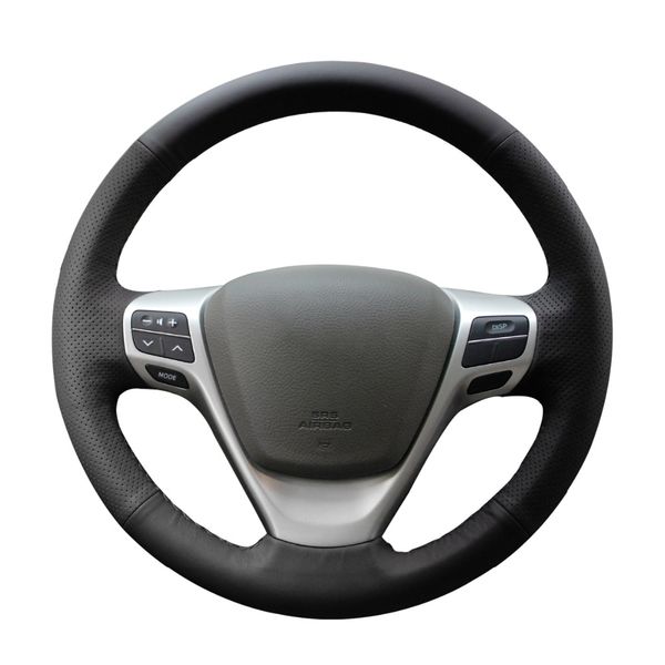 hand-stitched black artificial leather car steering wheel cover for verso ez avensis
hand-stitched black artificial leather car steering wheel cover for verso ez avensis