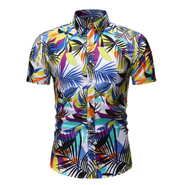 fashion hawaiian mens shirt casual short sleeve shirt color lump chest pocket round hem loose blouse camisa masculina, White;black
fashion hawaiian mens shirt casual short sleeve shirt color lump chest pocket round hem loose blouse camisa masculina, White;black