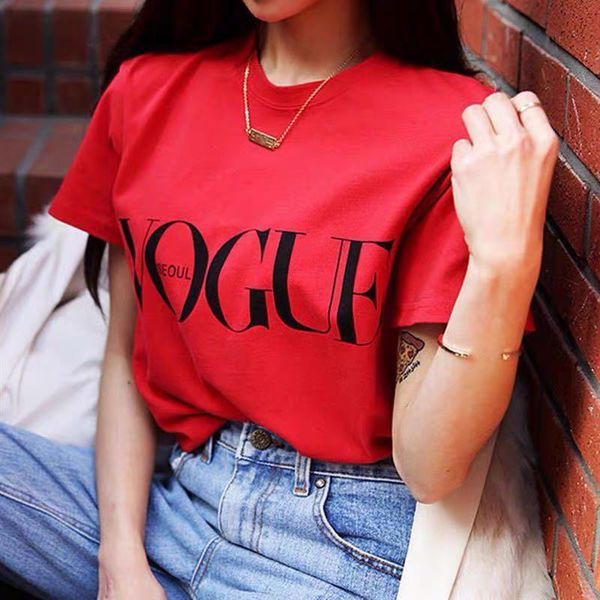 women's designer new street leading fashion trends sweatshirts women's letter prints loose short sleeve summer t-shirt women, White
women's designer new street leading fashion trends sweatshirts women's letter prints loose short sleeve summer t-shirt women, White