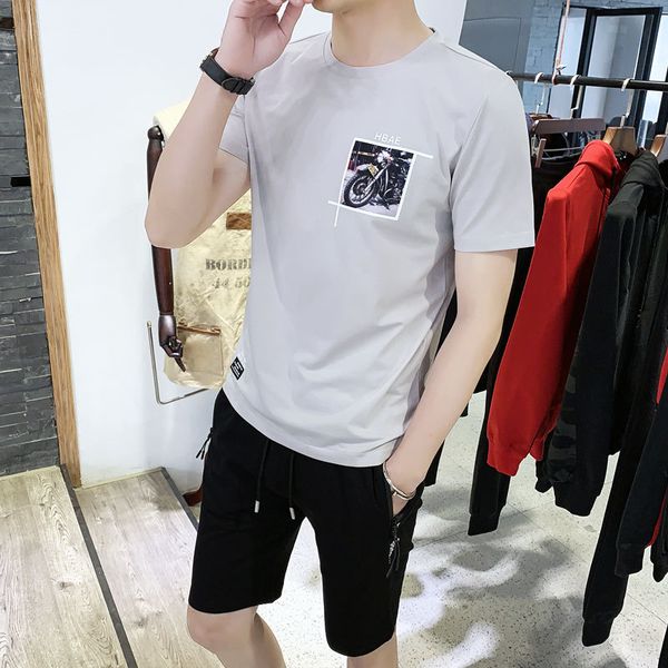 мужская дизайнерская футболка с коротким рукавом костюм молодежные повседневные брюки спортивный костюм, White;black
мужская дизайнерская футболка с коротким рукавом костюм молодежные повседневные брюки спортивный костюм, White;black