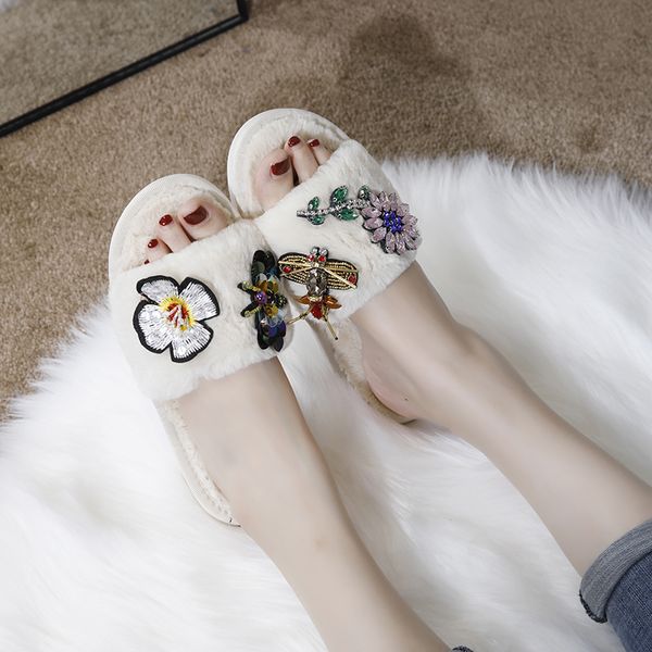 cute non-slip winter indoor women slippers home female cozy floor ladies shoes plush flower bow design warm slides kapcie, Black
cute non-slip winter indoor women slippers home female cozy floor ladies shoes plush flower bow design warm slides kapcie, Black