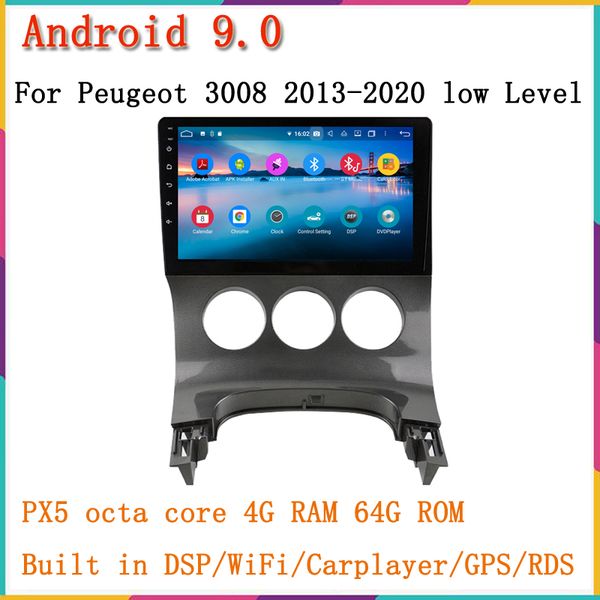 9" touch screen android 9.0 car dvd player for pg 3008 2013-2020 car multimedia gps glonass audio stereo head unit
9" touch screen android 9.0 car dvd player for pg 3008 2013-2020 car multimedia gps glonass audio stereo head unit