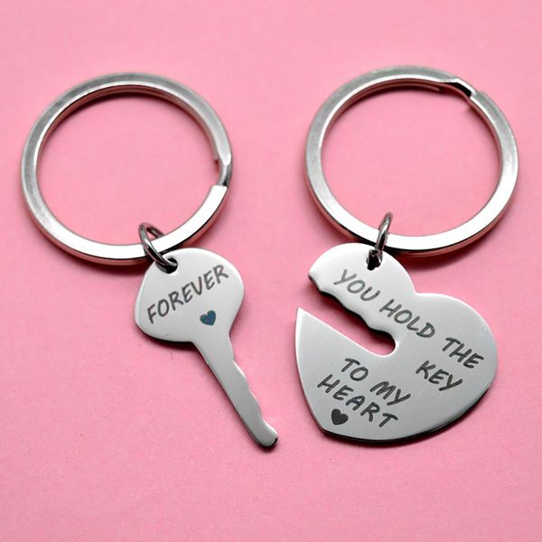 2pcs couple love lock key chain stainless steel love heart key pendant keyring bag car hanging decor alloy diy gift, Silver
2pcs couple love lock key chain stainless steel love heart key pendant keyring bag car hanging decor alloy diy gift, Silver