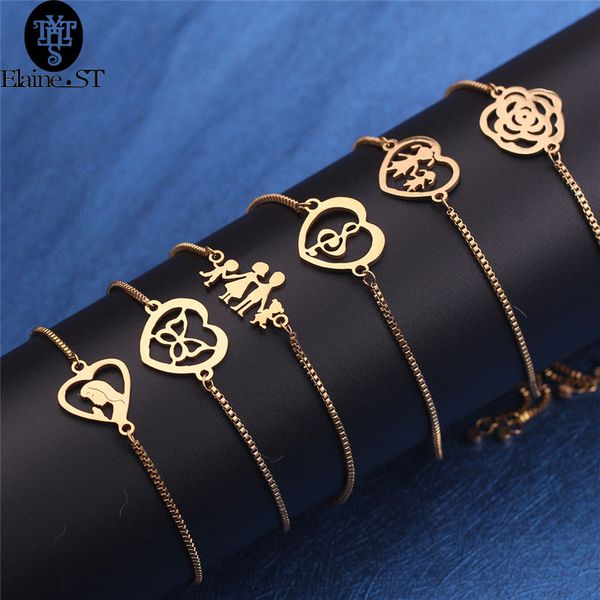 stainless steel heart creative bracelet fashion rhinestone pendant wild jewelry imitation gold bracelet mother's day gift, Black
stainless steel heart creative bracelet fashion rhinestone pendant wild jewelry imitation gold bracelet mother's day gift, Black