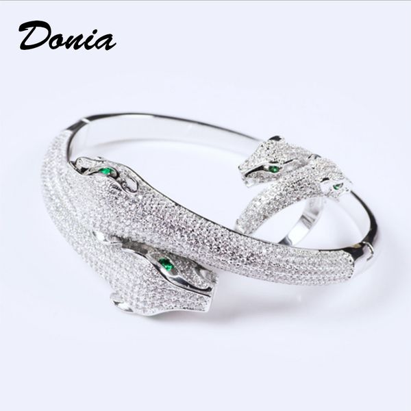donia jewelry party european and american fashion large classic animal micro inlaid zirconia bracelet ring set women's bracelet ring se, Black
donia jewelry party european and american fashion large classic animal micro inlaid zirconia bracelet ring set women's bracelet ring se, Black