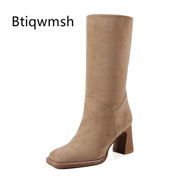 2020 nude real suede ankle boots women square toe strange high heel shoes woman fashion stretch short boots, Black
2020 nude real suede ankle boots women square toe strange high heel shoes woman fashion stretch short boots, Black