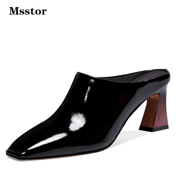 square toe slippers women summer hoof heels cow leather outside fashion mule heels concise fashion party ladies slippers black
square toe slippers women summer hoof heels cow leather outside fashion mule heels concise fashion party ladies slippers black