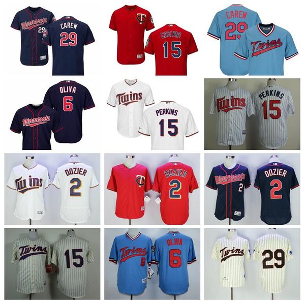 men baseball vintage 2 brian dozier jersey 6 tony oliva 29 rod carew 15 glen perkins 1948 turn back 1948 1969 1987 1991, Blue;black
men baseball vintage 2 brian dozier jersey 6 tony oliva 29 rod carew 15 glen perkins 1948 turn back 1948 1969 1987 1991, Blue;black