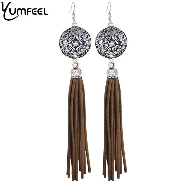 yumfeel camel dark brown color tassel long earrings leather vintage bohemian boho drop dangle earrings female gift, Golden
yumfeel camel dark brown color tassel long earrings leather vintage bohemian boho drop dangle earrings female gift, Golden