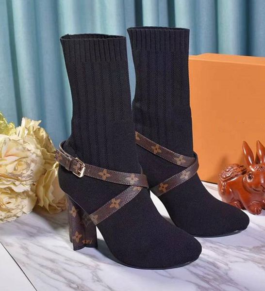 european station new black sheepskin cross buckle with round head thick high heel winter boots women martin boots handmade shoes
european station new black sheepskin cross buckle with round head thick high heel winter boots women martin boots handmade shoes