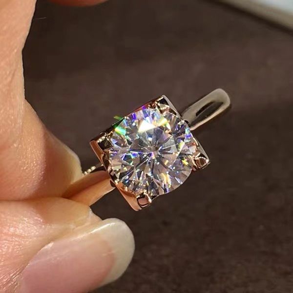18k 9mm yellow gold rose gold ring for wedding anniversary d color vvs1 round cut diamond moissanite ring for ladies, Golden;silver
18k 9mm yellow gold rose gold ring for wedding anniversary d color vvs1 round cut diamond moissanite ring for ladies, Golden;silver