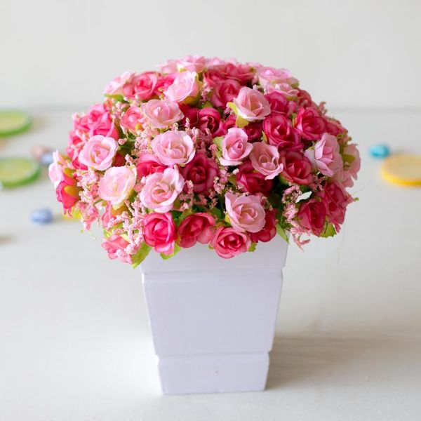 7forks 21heads artificial roses flower bouquet for home garden decoration diy wedding arches flower wall bridal bouquet flores
7forks 21heads artificial roses flower bouquet for home garden decoration diy wedding arches flower wall bridal bouquet flores