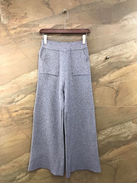 2019 new winter wild solid color pocket women's casual wide leg pants 1207, Black;white
2019 new winter wild solid color pocket women's casual wide leg pants 1207, Black;white