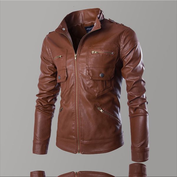 autumn winter mens leather jackets classic motorcycle bike jacket male thick coats outerwear men clothes winbreaker, Black
autumn winter mens leather jackets classic motorcycle bike jacket male thick coats outerwear men clothes winbreaker, Black