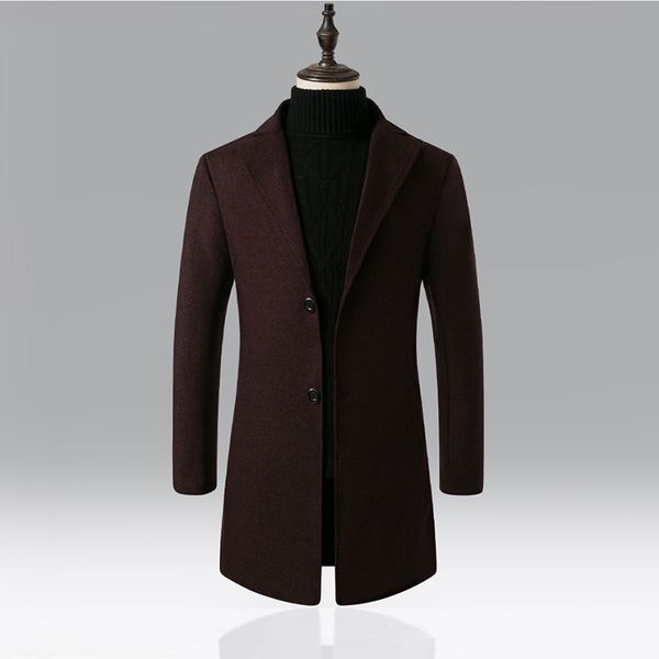winter autumn overcoat woollen long men's coats thermal thick windbreaker solid male fashion business smart casual british style, Black
winter autumn overcoat woollen long men's coats thermal thick windbreaker solid male fashion business smart casual british style, Black
