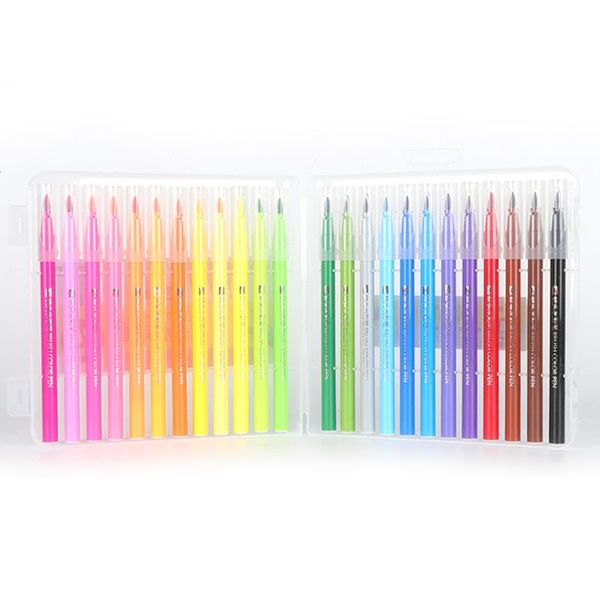 gift sets 12/18/36/48 colors soft brush watercolor pen marker sketch drawing calligraphy
gift sets 12/18/36/48 colors soft brush watercolor pen marker sketch drawing calligraphy