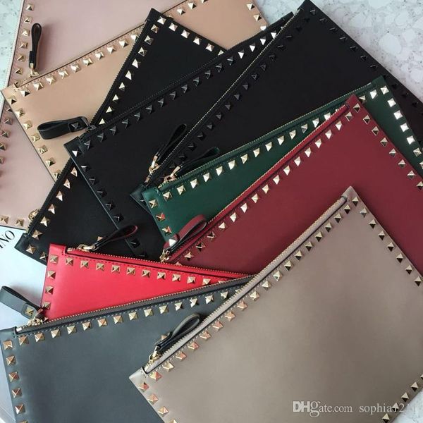 2018 designer inspired valentines golden rivet bags rivet rockstyd clutch party evening bags envelope bags grey pink black color
2018 designer inspired valentines golden rivet bags rivet rockstyd clutch party evening bags envelope bags grey pink black color