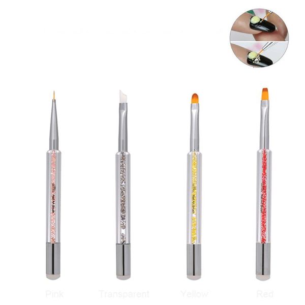 socheal dual ended nail brush nail art design painting drawing gel liner carving manicure tools diamond acrylic handle, Yellow
socheal dual ended nail brush nail art design painting drawing gel liner carving manicure tools diamond acrylic handle, Yellow