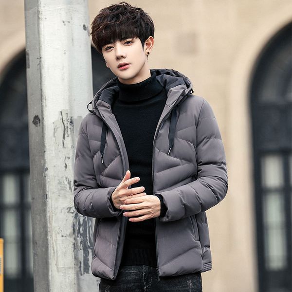 cotton-padded clothes new thickening cotton-padded jacket trend of cultivate one's morality handsome men coat winter winter down, Black
cotton-padded clothes new thickening cotton-padded jacket trend of cultivate one's morality handsome men coat winter winter down, Black
