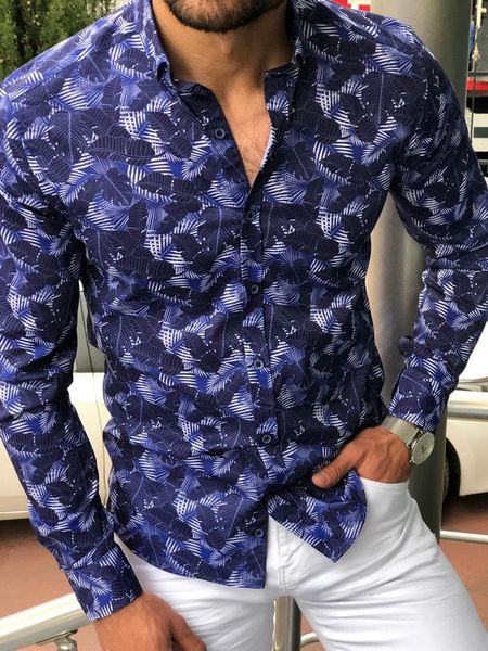 2019 trend man originality number printing leaf printing long sleeve shirt, White;black
2019 trend man originality number printing leaf printing long sleeve shirt, White;black