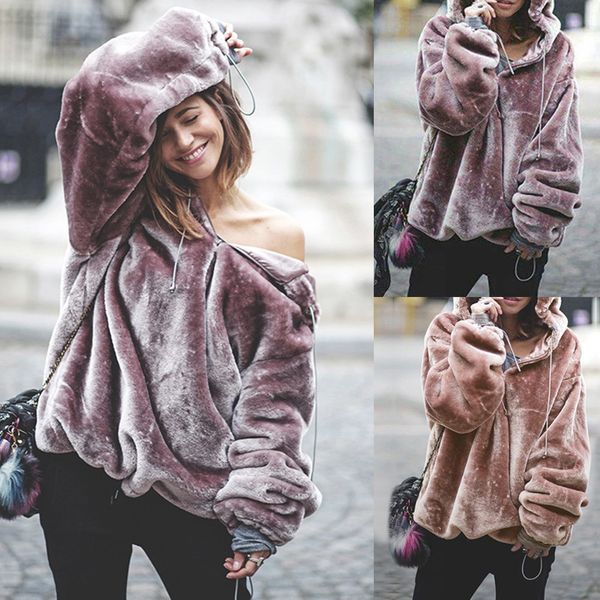 faux fur coat women autumn winter warm soft zipper fur jacket female plush overcoat casual long sleeve fuzzy outer hx0107, Black;brown
faux fur coat women autumn winter warm soft zipper fur jacket female plush overcoat casual long sleeve fuzzy outer hx0107, Black;brown
