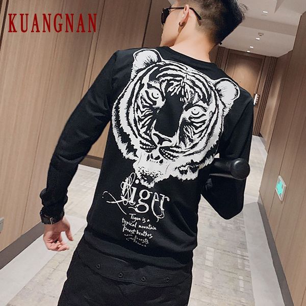 kuangnan tiger print sweatshirt men streetwear hip hop harajuku sweatshirts men clothing sweatshirt xxxl 2019 autumn new, Black
kuangnan tiger print sweatshirt men streetwear hip hop harajuku sweatshirts men clothing sweatshirt xxxl 2019 autumn new, Black