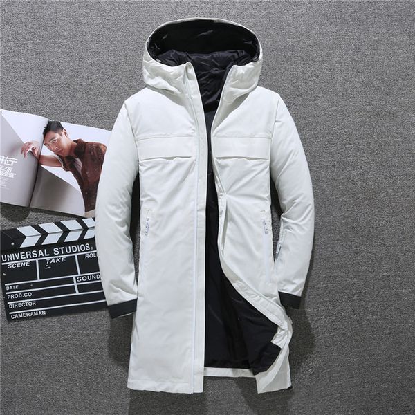 winter men white & black thick warm long section hooded 90% duck down jacket casual windbreaker down snow parkas coats outwear
winter men white & black thick warm long section hooded 90% duck down jacket casual windbreaker down snow parkas coats outwear