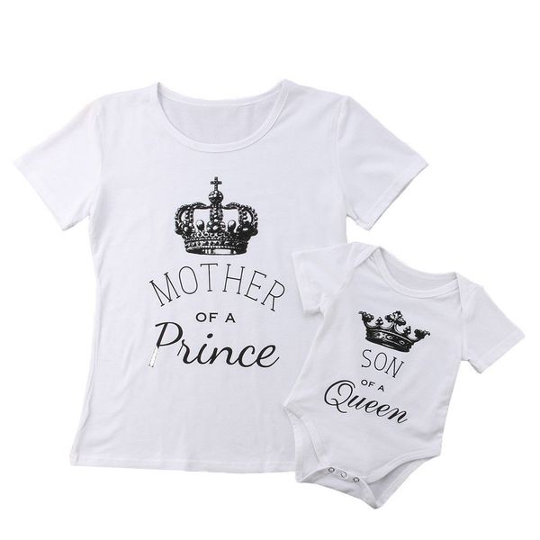 2018 family clothes women t-shirt queen king infant baby girls boys rompers playsuit matching clothes summer, Blue
2018 family clothes women t-shirt queen king infant baby girls boys rompers playsuit matching clothes summer, Blue
