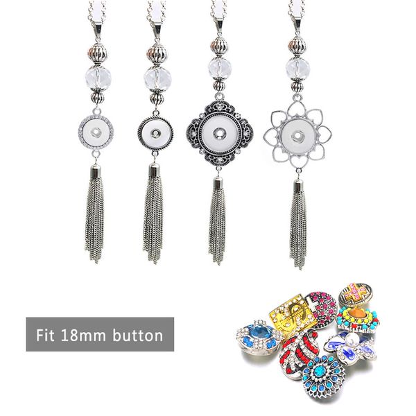 fashion interchangeable metal flower tassel ginger crystal necklace 112 fit 18mm snap button pendant necklace charm jewelry for women gift, Silver
fashion interchangeable metal flower tassel ginger crystal necklace 112 fit 18mm snap button pendant necklace charm jewelry for women gift, Silver