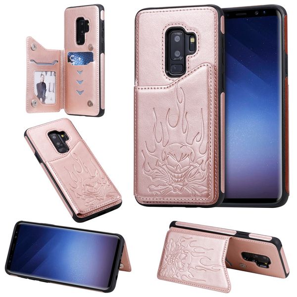 для samsung galaxy s8 s8 plus / s9 s9 plus case противоударный слот для карт kickstand pu кожаный бумажник тиснение череп телефон задняя кры
для samsung galaxy s8 s8 plus / s9 s9 plus case противоударный слот для карт kickstand pu кожаный бумажник тиснение череп телефон задняя кры