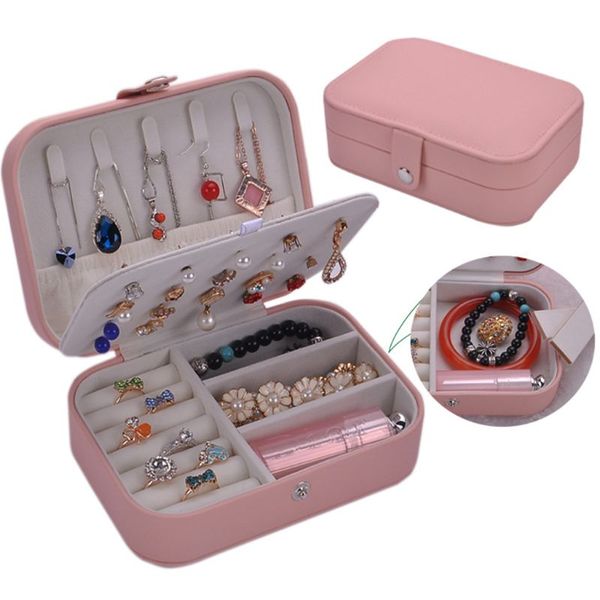 multifunction jewelry case fashion women simple trend earrings bracelet ring storage box, Pink;blue
multifunction jewelry case fashion women simple trend earrings bracelet ring storage box, Pink;blue
