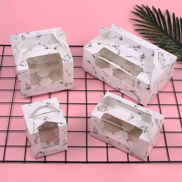 20pcs 1/2/4/6 cavities paper cupcake boxes and packaging cupcake box with window handle inserts muffin holder dessert container
20pcs 1/2/4/6 cavities paper cupcake boxes and packaging cupcake box with window handle inserts muffin holder dessert container