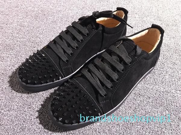 designs shoes spike junior calf low cut mix 20 red bottom sneaker luxury party wedding shoes genuine leather spikes lace-up casual shoes s2, Black
designs shoes spike junior calf low cut mix 20 red bottom sneaker luxury party wedding shoes genuine leather spikes lace-up casual shoes s2, Black