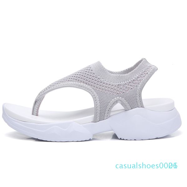 2020 women sandals ladies mesh flip flops female elastic band wedges woman breathable beach shoes women's footwear plus size 43 c26, Black
2020 women sandals ladies mesh flip flops female elastic band wedges woman breathable beach shoes women's footwear plus size 43 c26, Black