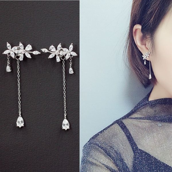 dieerlan 925 sterling silver zircon water drop earrings for women fashion brincos pendientes beautiful jewelry drop shipping 
dieerlan 925 sterling silver zircon water drop earrings for women fashion brincos pendientes beautiful jewelry drop shipping